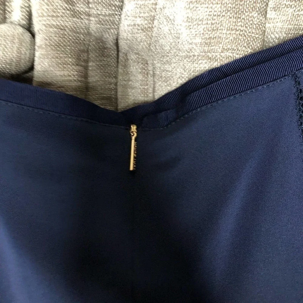 Tory Burch Navy Alton Skirt Size 12